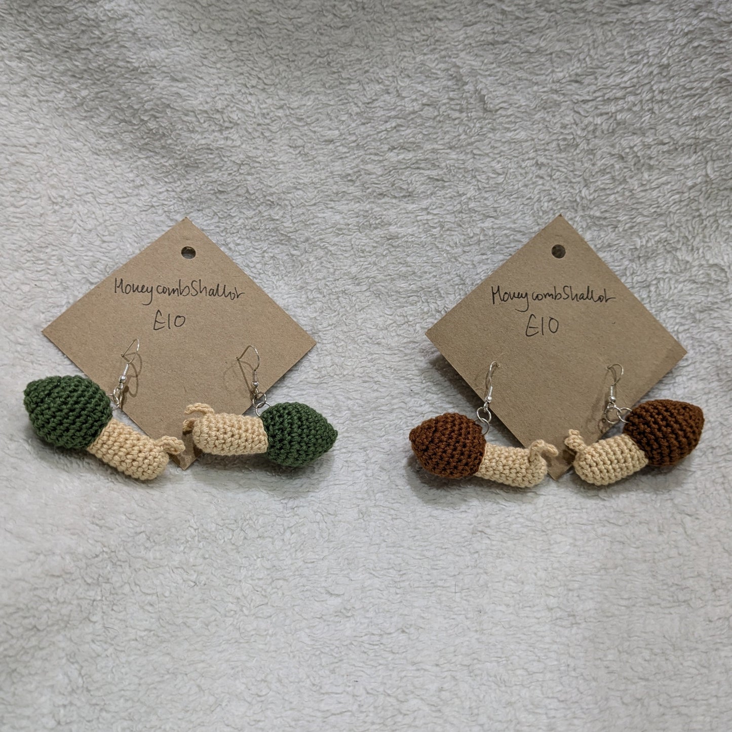 Snail Crochet Earrings
