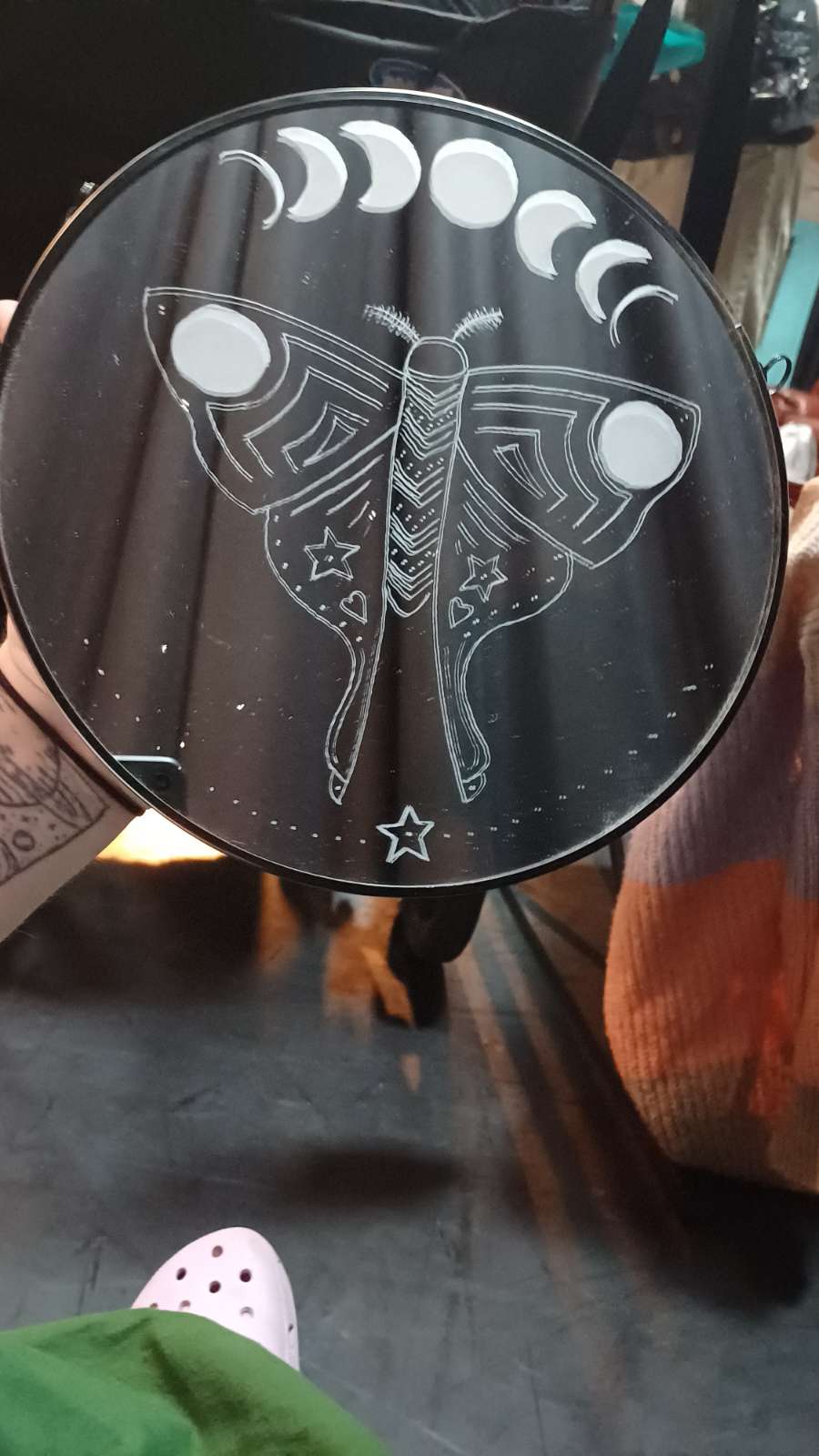 Lunar Moth Mirror