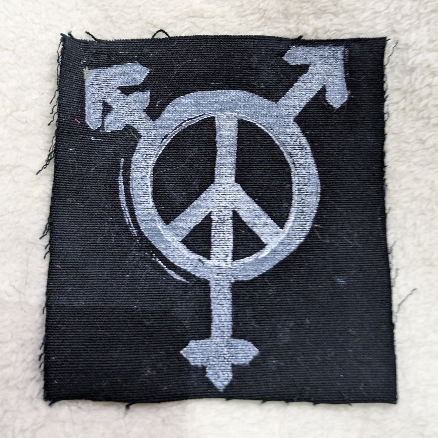 Transgender Symbol with Peace Medium Patch